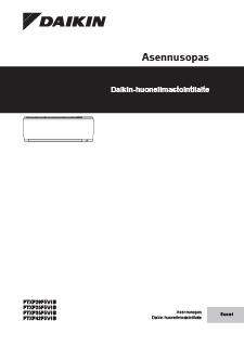 FTXF20-42F_Installation manual_3PFI748643-9M_Finnish download